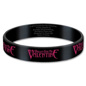 Bullet For My Valentine - Logo Gum Wristband ryhmässä MERCHANDISE @ Bengans Skivbutik AB (5536777)