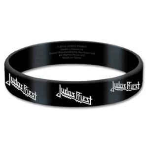 Judas Priest - Logo Gum Wristband ryhmässä MERCHANDISE @ Bengans Skivbutik AB (5536783)