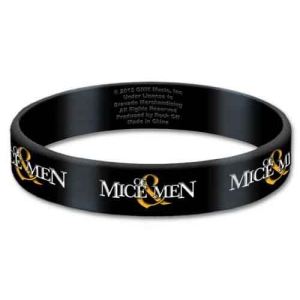 Of Mice And Men - Logo Gum Wristband ryhmässä MERCHANDISE @ Bengans Skivbutik AB (5536791)