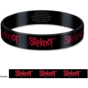 Slipknot - Logo Gum Wristband ryhmässä MERCHANDISE / Merch / Hårdrock @ Bengans Skivbutik AB (5536803)