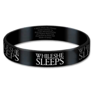 While She Sleeps - Logo Gum Wristband ryhmässä MERCHANDISE @ Bengans Skivbutik AB (5536808)