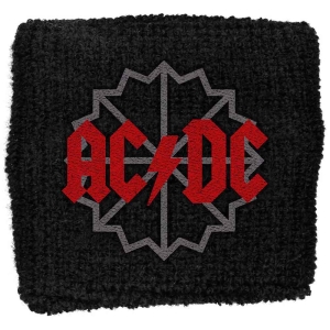 Ac/Dc - Black Ice Logo Wristband Sweat ryhmässä MERCHANDISE @ Bengans Skivbutik AB (5536811)