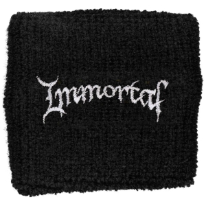 Immortal - Logo Embroidered Wristband Sweat ryhmässä MERCHANDISE @ Bengans Skivbutik AB (5536834)