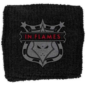 In Flames - Shield Embroidered Wristband Sweat ryhmässä MERCHANDISE @ Bengans Skivbutik AB (5536835)