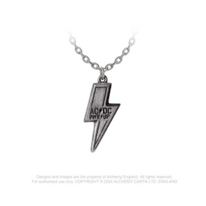 Ac/Dc - Pwr Up Flash Logo Pendant ryhmässä MERCH / Minsishops-merch / Ac/Dc @ Bengans Skivbutik AB (5536863)