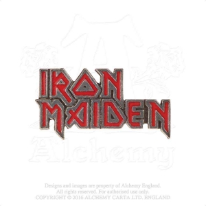 Iron Maiden - Enamelled Logo Pin Badge ryhmässä MERCHANDISE @ Bengans Skivbutik AB (5536882)