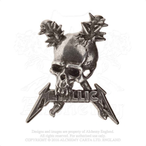 Metallica - Damage Inc. Skull Pin Badge ryhmässä MERCHANDISE @ Bengans Skivbutik AB (5536891)