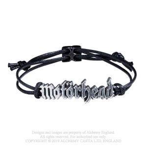 Motorhead - Logo Rope Bracelet ryhmässä MERCHANDISE / Merch / Hårdrock @ Bengans Skivbutik AB (5536901)