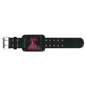 Death - Scream Bloody Gore Leather Wriststrap ryhmässä MERCHANDISE / Merch / Hårdrock @ Bengans Skivbutik AB (5536919)