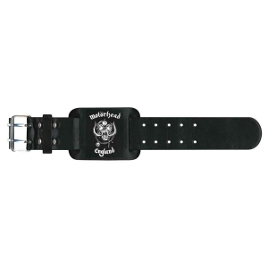 Motorhead - England Leather Wriststrap ryhmässä MERCHANDISE / Merch / Hårdrock @ Bengans Skivbutik AB (5536928)