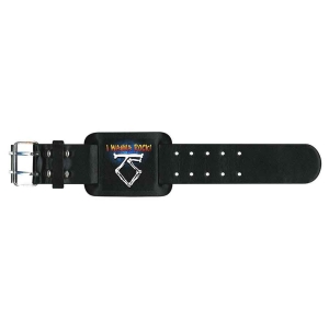 Twisted Sister - I Wanna Rock! Leather Wriststrap ryhmässä MERCHANDISE @ Bengans Skivbutik AB (5536939)