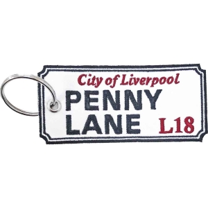 Rock Off - Penny Lane Liverpool Sign Woven Patch Ke ryhmässä MERCHANDISE @ Bengans Skivbutik AB (5536961)