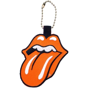 Rolling Stones - Classic Tongue Orange Patch Keychain ryhmässä MERCHANDISE @ Bengans Skivbutik AB (5536966)