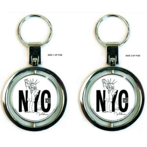 John Lennon - Nyc Keychain Spinn ryhmässä MERCHANDISE @ Bengans Skivbutik AB (5536976)