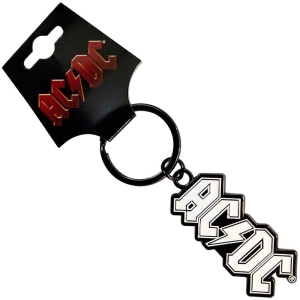 Ac/Dc - Logo Mono Keychain ryhmässä ME SUOSITTELEMME / Uutuus Merch / Juni @ Bengans Skivbutik AB (5536984)