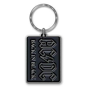 Ac/Dc - Back In Black Cast Metal Keychain ryhmässä MERCHANDISE @ Bengans Skivbutik AB (5536986)