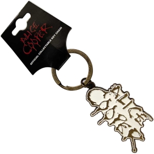 Alice Cooper - Dripping Logo Gold Keychain ryhmässä ME SUOSITTELEMME / Uutuus Merch / Juni @ Bengans Skivbutik AB (5536990)