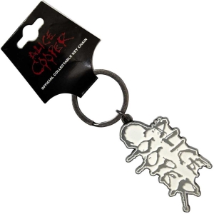 Alice Cooper - Dripping Logo Silver Keychain ryhmässä MERCHANDISE / Avainrengas / Heavy Metal @ Bengans Skivbutik AB (5536991)