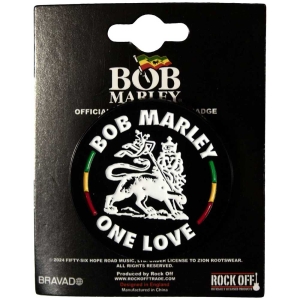 Bob Marley - Lion Pin Badge ryhmässä ME SUOSITTELEMME / Uutuus Merch / Juni @ Bengans Skivbutik AB (5537010)