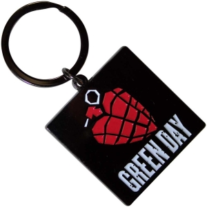 Green Day - Grenade Logo Keychain ryhmässä MERCHANDISE / Merch / Punk @ Bengans Skivbutik AB (5537029)