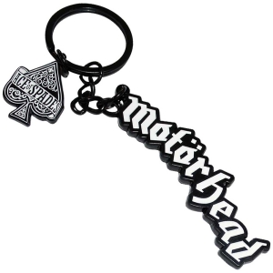 Motorhead - Logo Ace Of Spades Charm Keychain ryhmässä MERCHANDISE / Merch / Hårdrock @ Bengans Skivbutik AB (5537062)