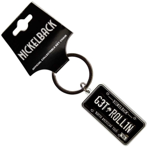 Nickelback - License Plate Keychain ryhmässä ME SUOSITTELEMME / Uutuus Merch / Juni @ Bengans Skivbutik AB (5537067)