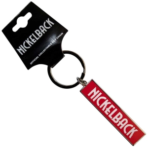 Nickelback - White Logo Red Keychain ryhmässä ME SUOSITTELEMME / Uutuus Merch / Juni @ Bengans Skivbutik AB (5537068)