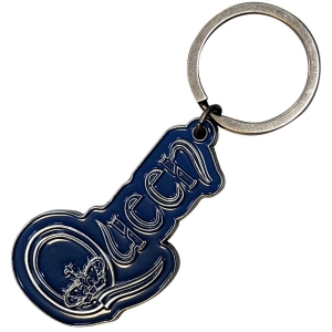 Queen - Crown In Q Logo Keychain ryhmässä MERCHANDISE / Merch / Pop-Rock @ Bengans Skivbutik AB (5537085)