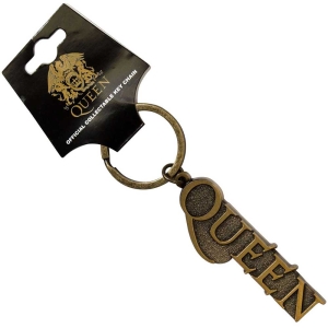 Queen - Gold Logo Keychain ryhmässä ME SUOSITTELEMME / Uutuus Merch / Juni @ Bengans Skivbutik AB (5537086)