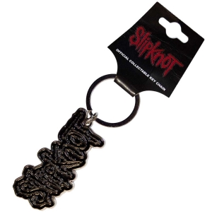 Slipknot - Black Logo Black Border Keychain ryhmässä ME SUOSITTELEMME / Uutuus Merch / Juni @ Bengans Skivbutik AB (5537098)