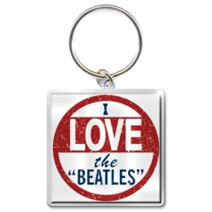 The Beatles - I Love The Beatles Photo Print Keycha ryhmässä MERCHANDISE @ Bengans Skivbutik AB (5537114)