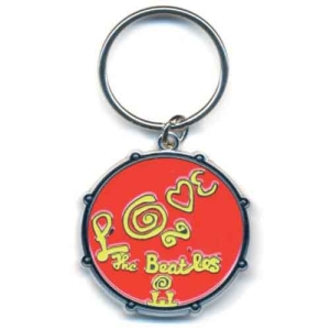 The Beatles - Love Drum Keychain ryhmässä MERCHANDISE / Merch / Pop-Rock @ Bengans Skivbutik AB (5537119)