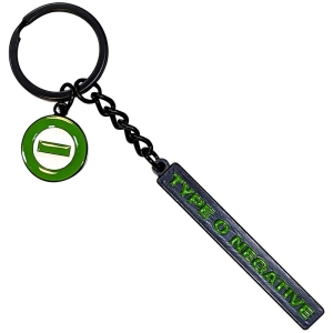 Type O Negative - Text Logo Keychain ryhmässä MERCHANDISE / Merch / Hårdrock @ Bengans Skivbutik AB (5537137)