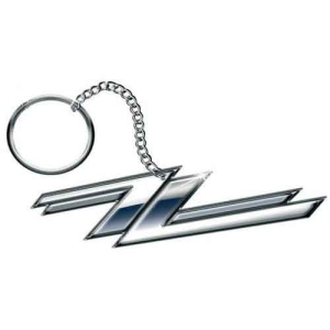 Zz Top - Twin Zees Logo Keychain ryhmässä MERCHANDISE / Merch / Blues @ Bengans Skivbutik AB (5537141)