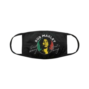 Bob Marley - Don't Worry Bl Face Mask ryhmässä MERCHANDISE @ Bengans Skivbutik AB (5537231)