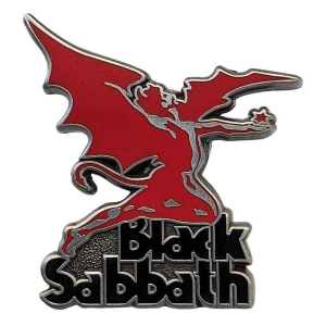 Black Sabbath - Logo & Daemon Pin Badge ryhmässä MERCHANDISE @ Bengans Skivbutik AB (5537274)