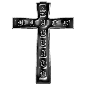 Black Sabbath - Cross Pin Badge ryhmässä MERCHANDISE / Merch / Hårdrock @ Bengans Skivbutik AB (5537278)