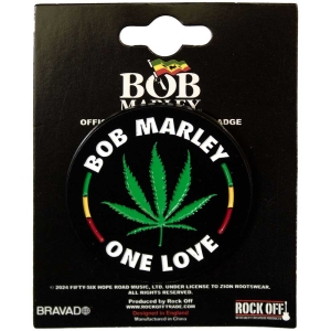 Bob Marley - Leaf Pin Badge ryhmässä ME SUOSITTELEMME / Uutuus Merch / Juni @ Bengans Skivbutik AB (5537283)