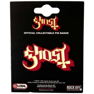 Ghost  - Logo Red Shadow Pin Badge ryhmässä ME SUOSITTELEMME / Uutuus Merch / Juni @ Bengans Skivbutik AB (5537305)