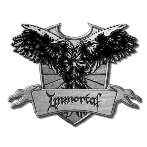 Immortal - Crest Retail Packed Pin Badge ryhmässä MERCHANDISE / Merch / Hårdrock @ Bengans Skivbutik AB (5537316)