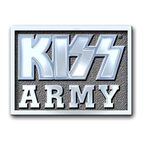 Kiss - Army Block Pin Badge ryhmässä MERCHANDISE @ Bengans Skivbutik AB (5537337)