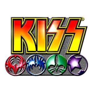 Kiss - Logo & Icons Pin Badge ryhmässä MERCHANDISE @ Bengans Skivbutik AB (5537338)