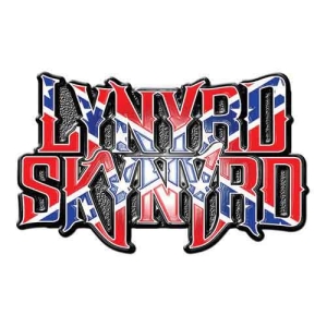 Lynyrd Skynyrd - Flag Logo Pin Badge ryhmässä MERCHANDISE @ Bengans Skivbutik AB (5537344)