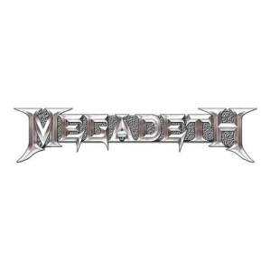 Megadeth - Chrome Logo Pin Badge ryhmässä MERCHANDISE @ Bengans Skivbutik AB (5537348)