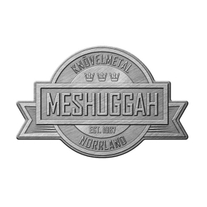 Meshuggah - Crest Pin Badge ryhmässä MERCHANDISE / Merch / Hårdrock @ Bengans Skivbutik AB (5537352)