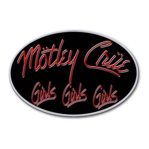 Motley Crue - Girls Girls Girls Logo Pin Badge ryhmässä MERCHANDISE @ Bengans Skivbutik AB (5537354)