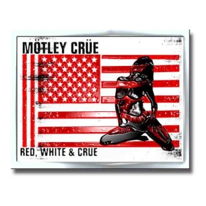 Motley Crue - Red White & Crue Logo Pin Badge ryhmässä MERCHANDISE @ Bengans Skivbutik AB (5537355)