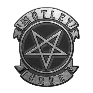 Motley Crue - Pentagram Retail Packed Pin Badge ryhmässä MERCHANDISE @ Bengans Skivbutik AB (5537358)