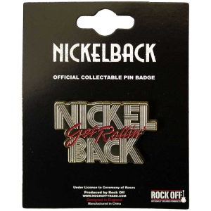 Nickelback - Get Rollin Pin Badge ryhmässä ME SUOSITTELEMME / Uutuus Merch / Juni @ Bengans Skivbutik AB (5537367)