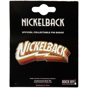 Nickelback - Gradient Shadows Logo Pin Badge ryhmässä MERCHANDISE / Pin-Button Badge / Pop-Rock @ Bengans Skivbutik AB (5537368)